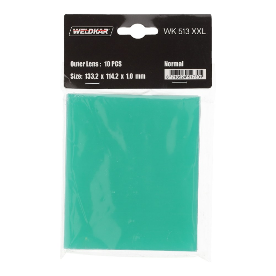 Afbeeldingen van WELDKAR Beschermruit buiten 114X133MM t.b.v. Weldkar 513 2XL 10x