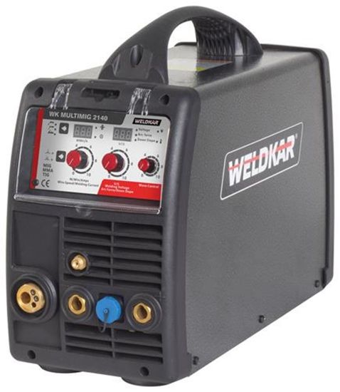 Afbeeldingen van WELDKAR Inverter WK MULTIMIG 2140 230V inclusief EMC & lastoorts 