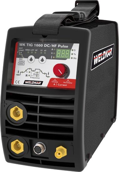 Afbeeldingen van WELDKAR Inverter WK TIG 1660 DC/HF Pulse 230V inclusief EMC 