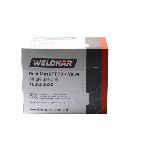 Afbeeldingen van WELDKAR Stofmasker ventiel Weldkar FFP3 5x