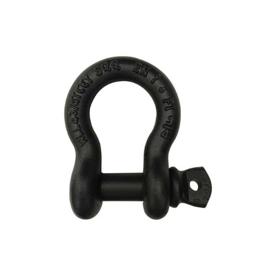 Afbeeldingen van Harpsluiting US-type borstbout zwart 11,2/10MM 1ton