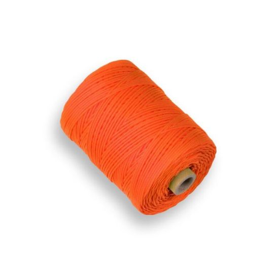 Afbeeldingen van LABORA Uitzetkoord nylon fluoricerend oranje 200M gevlochten koord