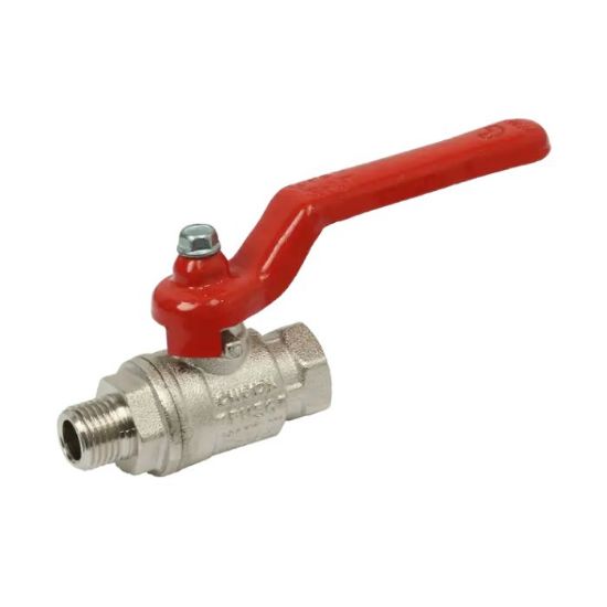 Afbeeldingen van Kogelkraan 1.½" binnendraad/buitendraad rood