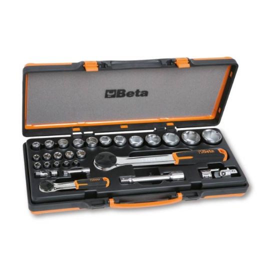 Afbeeldingen van BETA Dopsleutelset ½" 22x + toebehoren 902A/C22