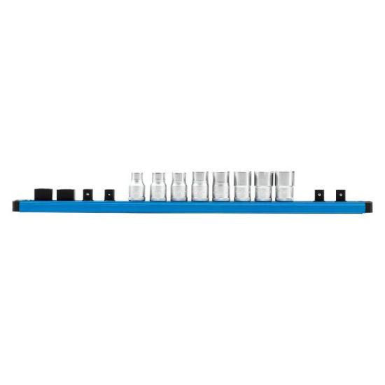 Afbeeldingen van GEDORE Dopsleutelset ½" SB 19 SL-08 op rail 10-19MM 8x