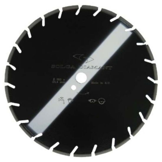 Afbeeldingen van SOLGA Diamantzaagblad -voor vloerzaagmachine- Ø500 asgat 60mm BLZ H8 32 segmenten