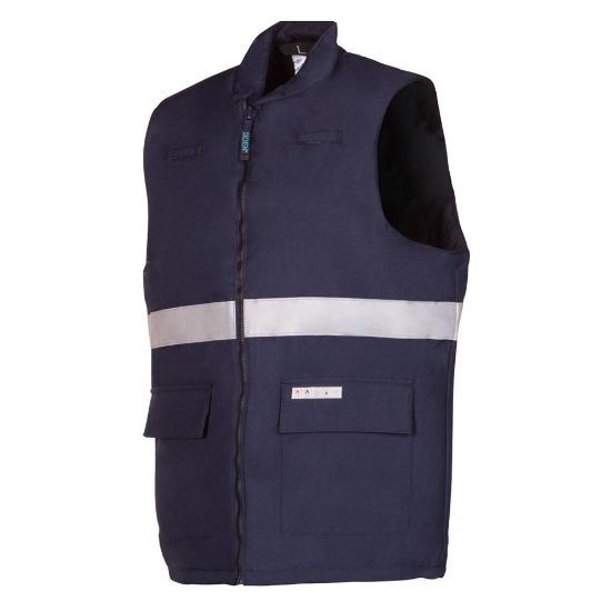 Afbeeldingen van Bodywarmer Siopor 2578 FR-AST blauw XXL
