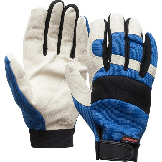 Afbeeldingen van Handschoen Bald-Eagle 11-166 blauw/wit 10/XL