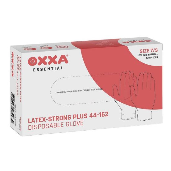 Afbeeldingen van Latex handschoen sterk plus 44-162 XL 100x