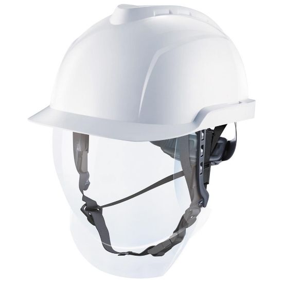Afbeeldingen van V-gard 950 helm ongeventileerd met vizier wit