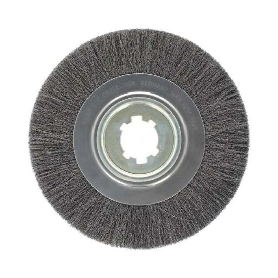 Afbeeldingen van FLEXOVIT Gegolfde staaldraadborstel -rond- 300 x 32 x 50,8 mm