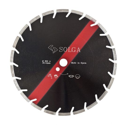 Afbeeldingen van SOLGA Diamantzaagblad beton -voor vloerzaagmachine- Ø500 asgat 60MM BLZ 32 segmenten