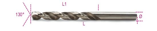 Afbeeldingen van Spiraalboor HSS-Co 8% kort 415 2,75MM