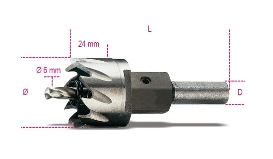 Afbeeldingen van Gatenfrees HSS geslepen 451 37MM