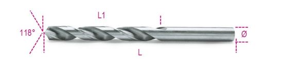 Afbeeldingen van Spiraalboor HSS kort 412 9,00MM