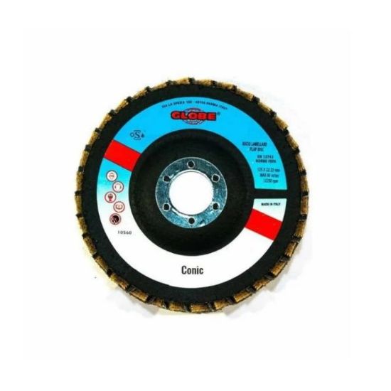 Afbeeldingen van GLOBE Lamellenschijf G2824 RVS Z60 125X22,2MM