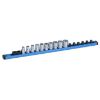 Afbeeldingen van GEDORE Dopsleutelset ½" SB C19 SL-010 C-profiel + dopsleutelrail 10-24MM 10x