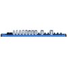 Afbeeldingen van GEDORE Dopsleutelset ½" SB C19 SL-010 C-profiel + dopsleutelrail 10-24MM 10x