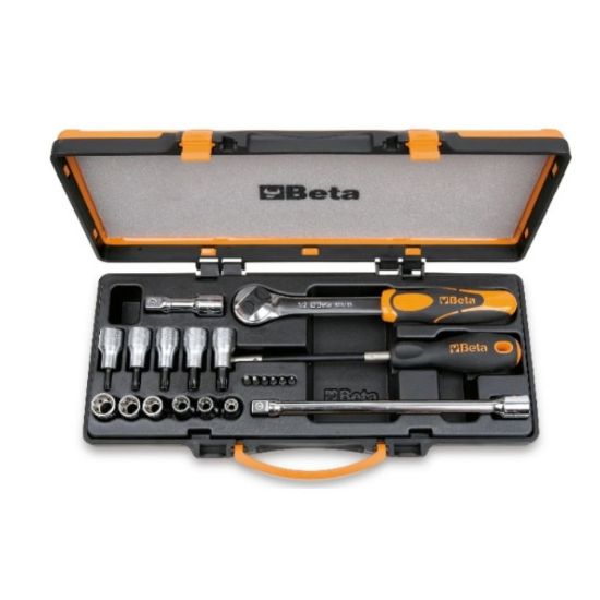 Afbeeldingen van BETA Doppendoosset ½" 17x + dopsleutel 920TX/C17