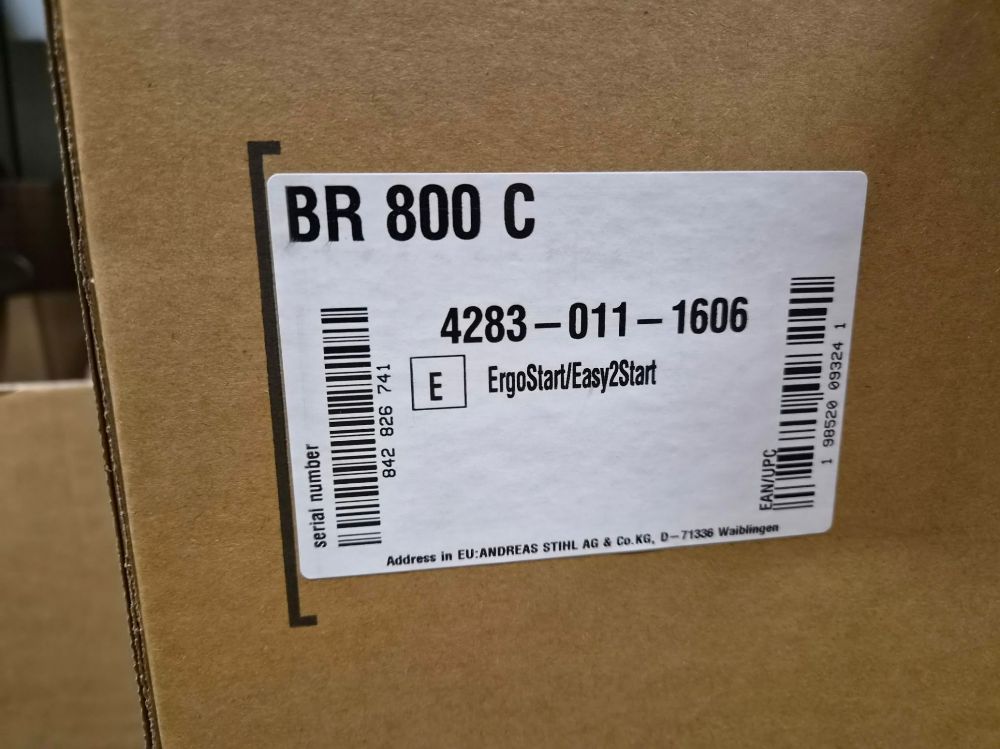 STIHL BR800 label 842826741