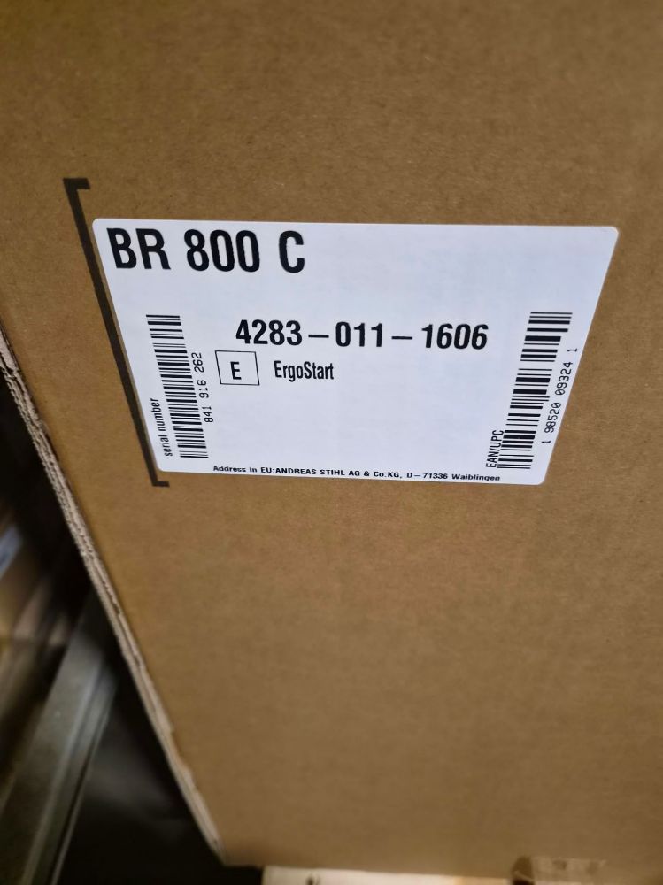 STIHL BR800 label 841916262